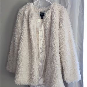 Faux fur coat